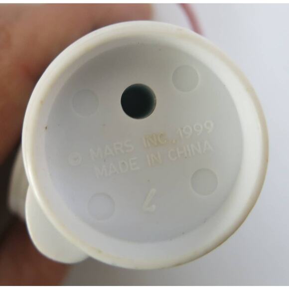 Vintage M&M'S CHRISTMAS Ornaments Red Blue Collectible Decor Set of 3 1990 Candy - Picture 12 of 13